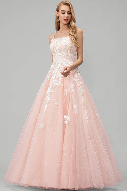 Robe De Princesse Rose Florale - gallery 1
