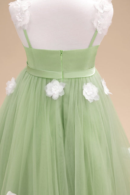 Robe De Princesse Verte Délicate - gallery 9