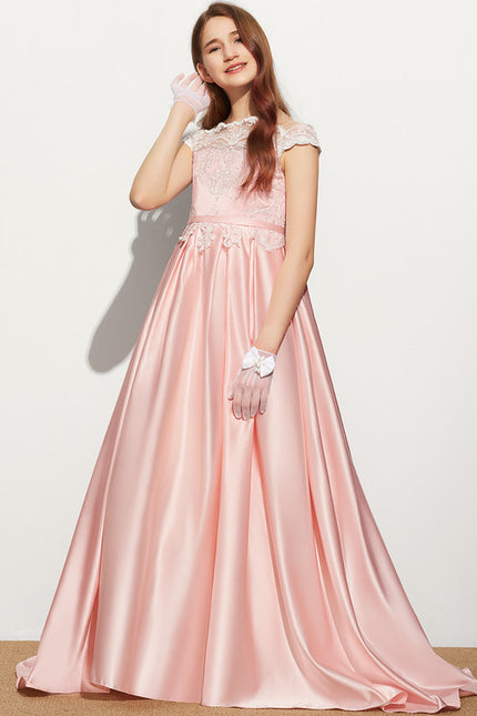 Robe De Princesse Satinée Délicate - gallery 1