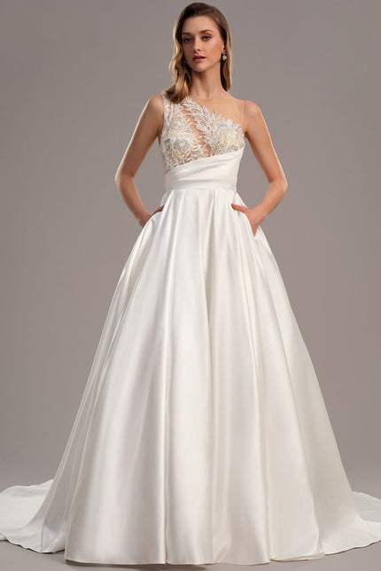 Robe De Princesse Satin Élégance