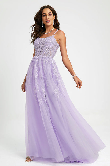 Robe De Princesse Violette Délicate - gallery 5