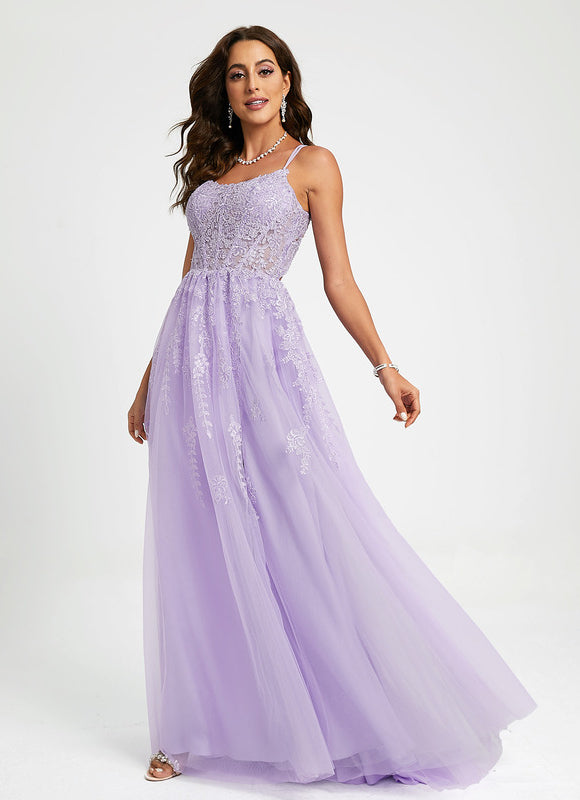 Robe De Princesse Violette Délicate - gallery 5