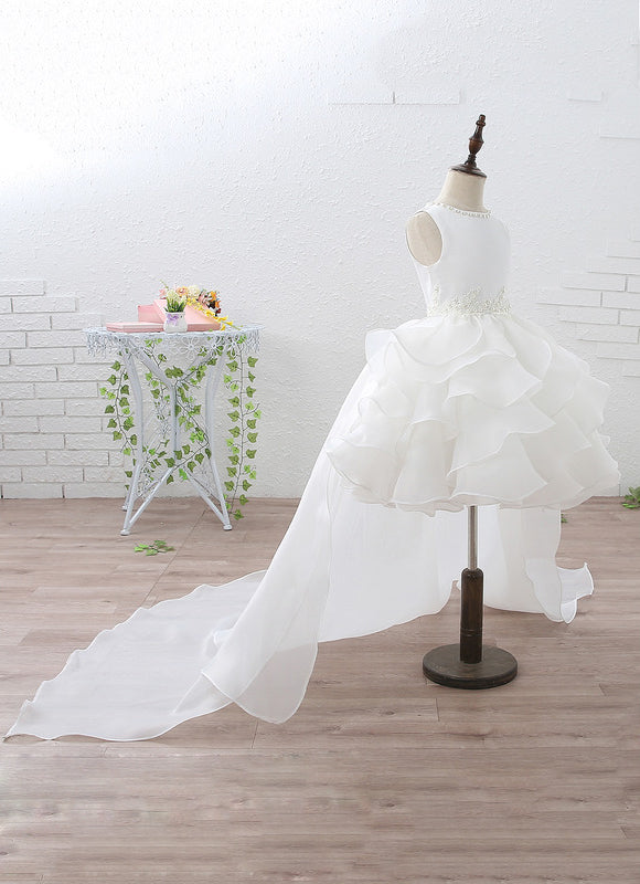 Robe De Princesse Enfantine Aérienne - gallery 4