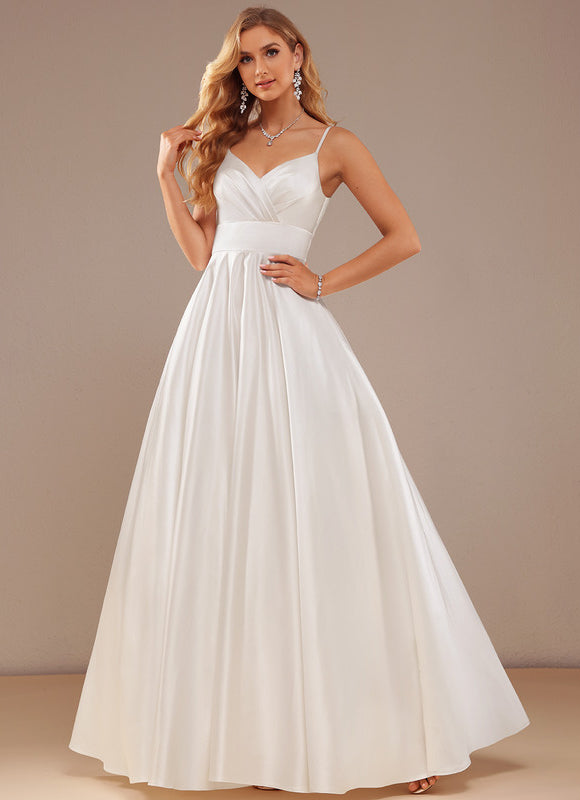 Robe De Princesse Satinée Simple