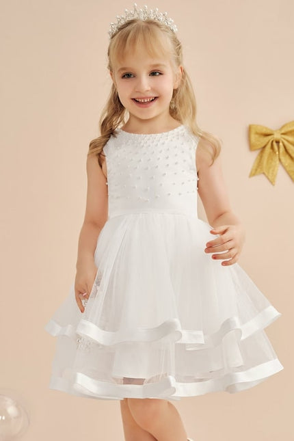 Robe De Princesse Satin Crème