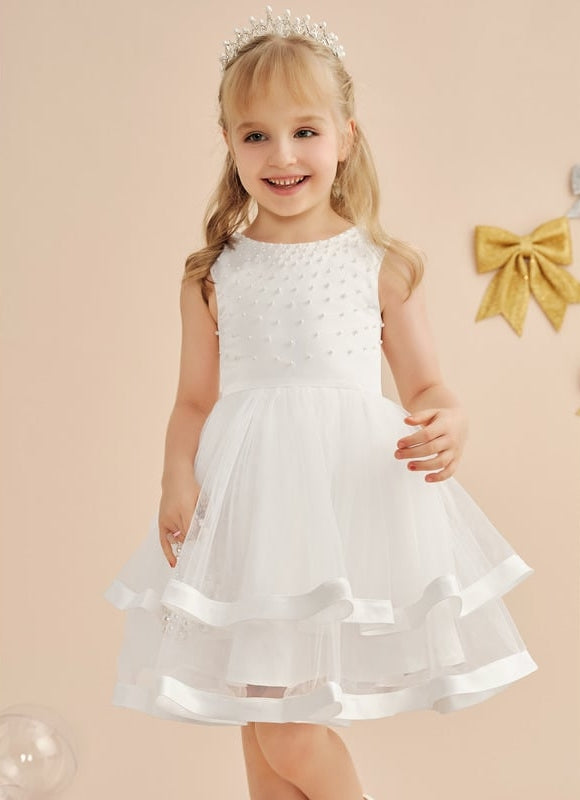 Robe De Princesse Satin Crème