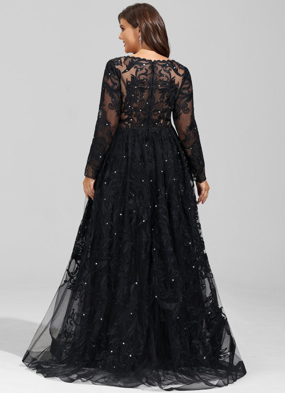 Robe De Princesse Noir Scintillant - gallery 7