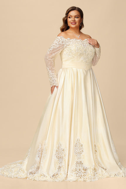 Robe De Princesse De Rêve Satinée - gallery 5