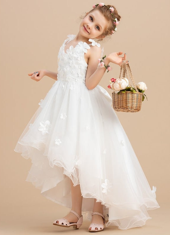 Robe De Princesse Tulle Fleurie - gallery 3