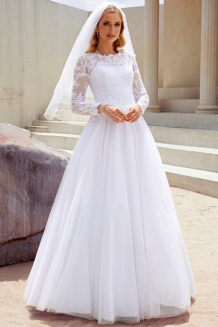 Robe De Princesse Élégante Blanche - gallery 3