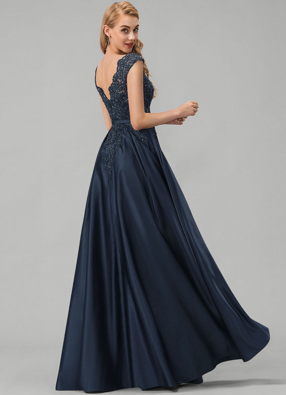 Robe De Princesse Satin Structurée - gallery 3