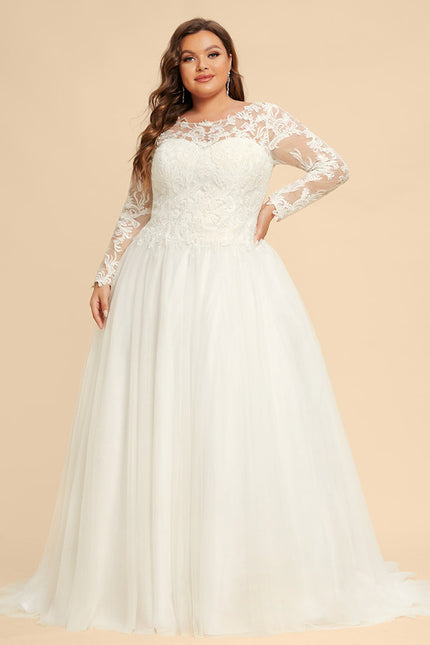 Robe De Princesse Nuptiale Tulle Ornée - gallery 5