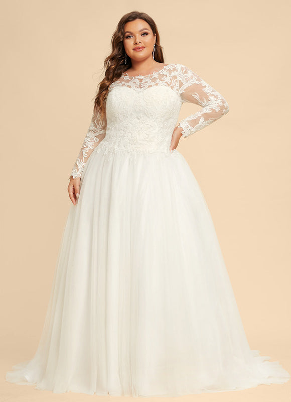 Robe De Princesse Nuptiale Tulle Ornée - gallery 5