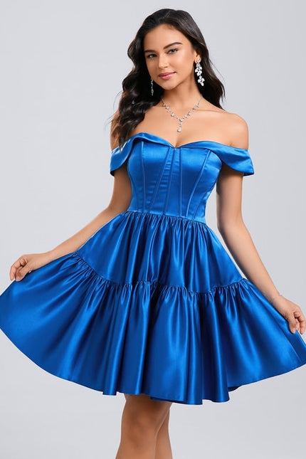 Robe De Princesse Satin Flamboyant - gallery 3