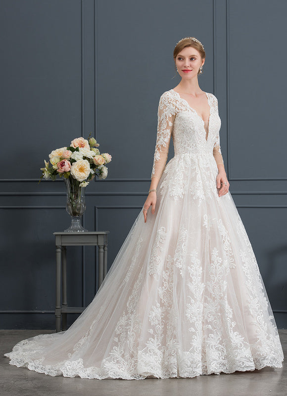 Robe De Princesse Nuptiale Brodée - gallery 4