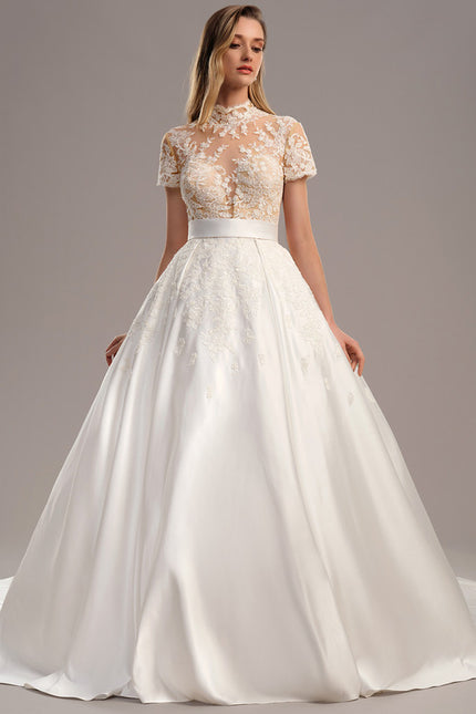 Robe De Princesse Éclat Nuptial Satiné