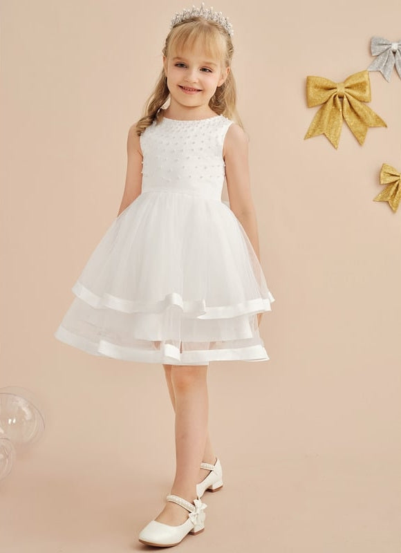 Robe De Princesse Satin Crème - gallery 3