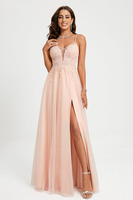 Robe De Princesse Rose Scintillante
