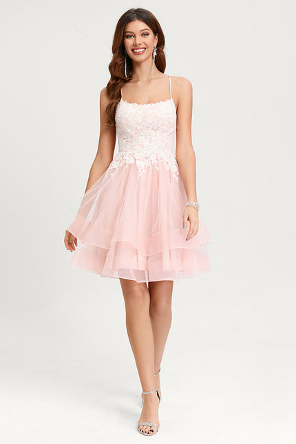 Robe De Princesse Courte Pastel Élégante - gallery 4