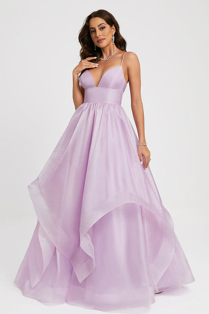 Robe De Princesse Lilas Fluide - gallery 4