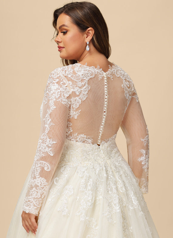 Robe De Princesse Élégance Florale - gallery 7