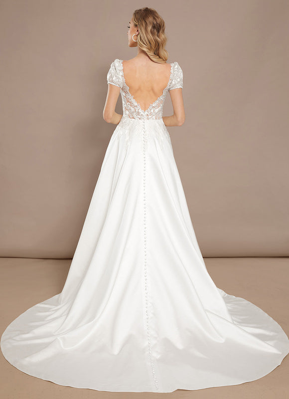 Robe De Princesse Élégance Vaporeuse - gallery 5