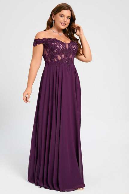 Robe De Princesse Élégante Violette - gallery 7