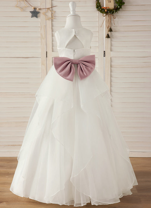 Robe De Princesse Nuageuse Satinée - gallery 4
