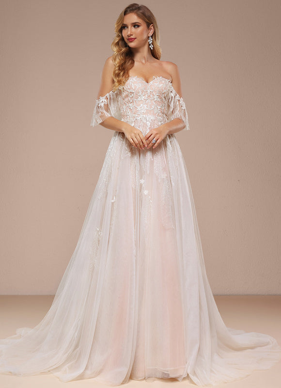 Robe De Princesse Nuancée Romantique - gallery 1