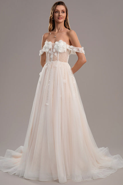 Robe De Mariee Princesse A Paillette - gallery 2