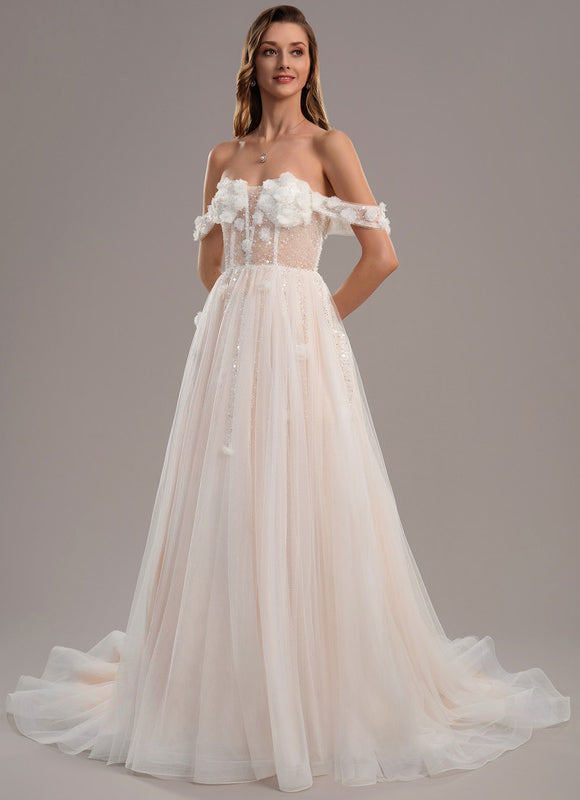Robe De Mariee Princesse A Paillette - gallery 2