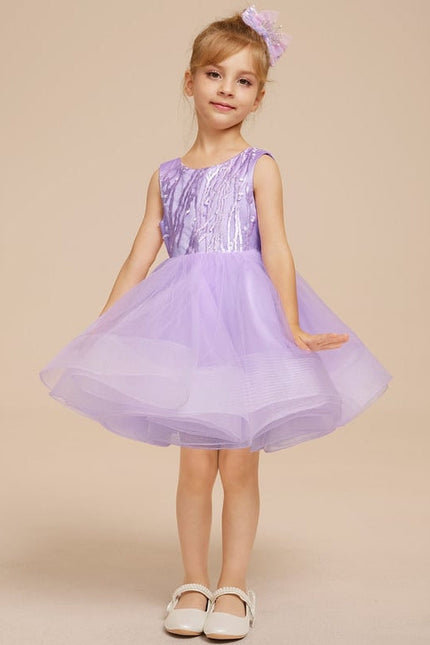 Robe De Princesse Violette Festive - gallery 4