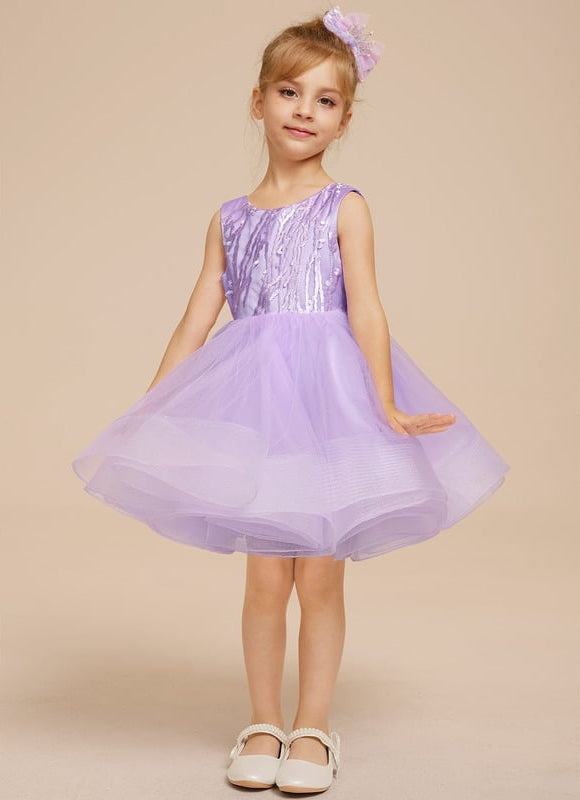 Robe De Princesse Violette Festive - gallery 4