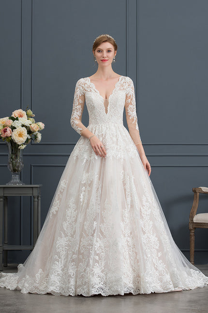Robe De Princesse Nuptiale Brodée - gallery 3