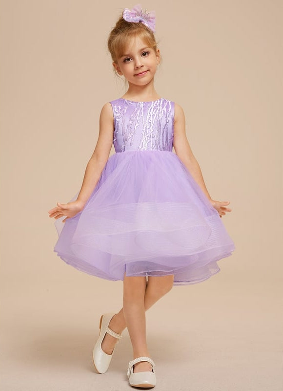 Robe De Princesse Violette Festive - gallery 5