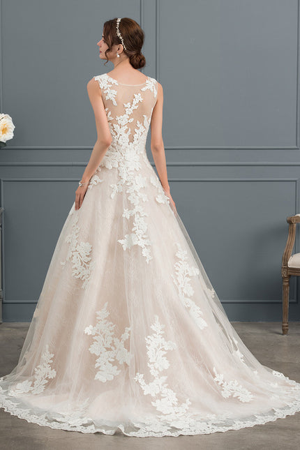 Robe De Princesse De Mariée Florale - gallery 3