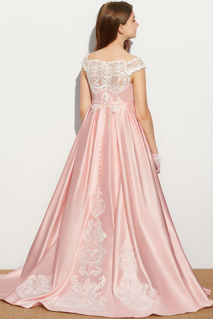 Robe De Princesse Satinée Délicate