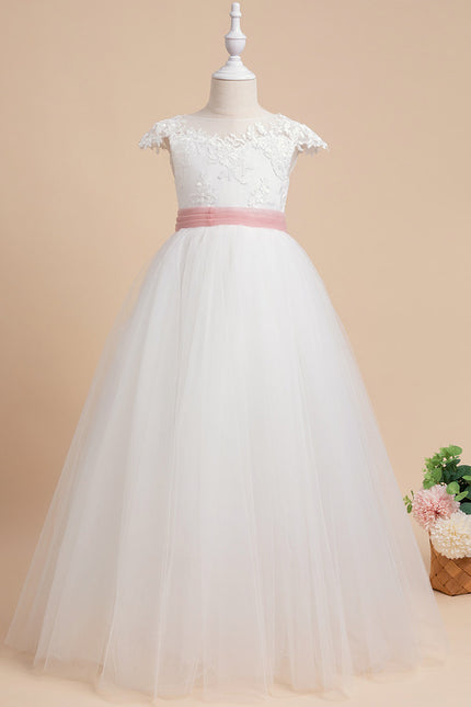 Robe De Princesse Princesse Dentelle Blanche - gallery 4