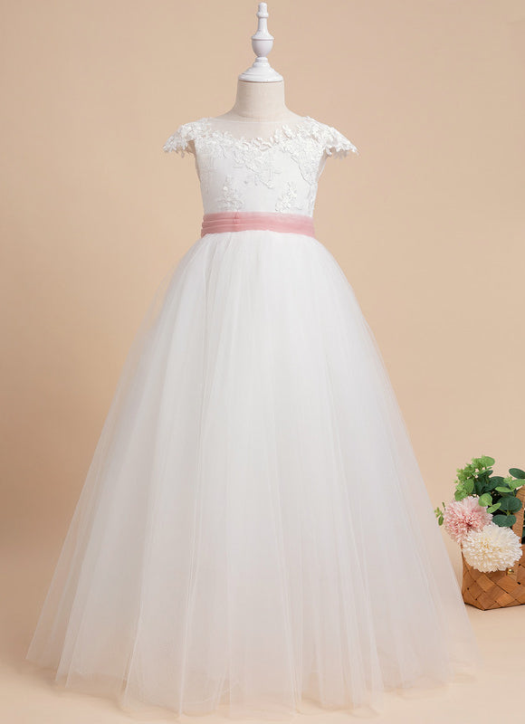Robe De Princesse Princesse Dentelle Blanche - gallery 4