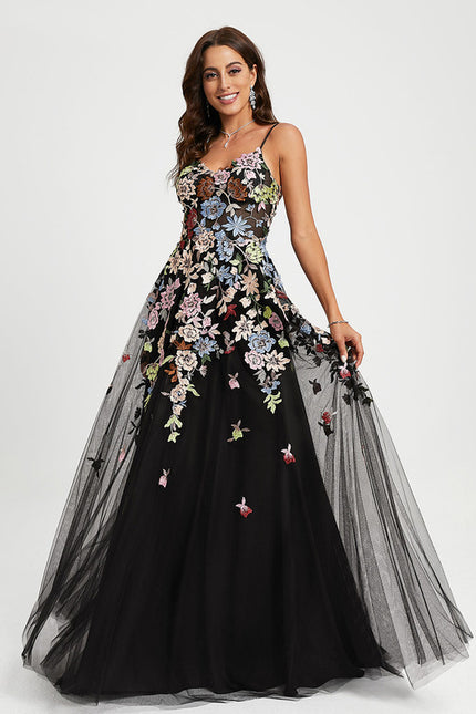 Robe De Princesse Florale Transparente
