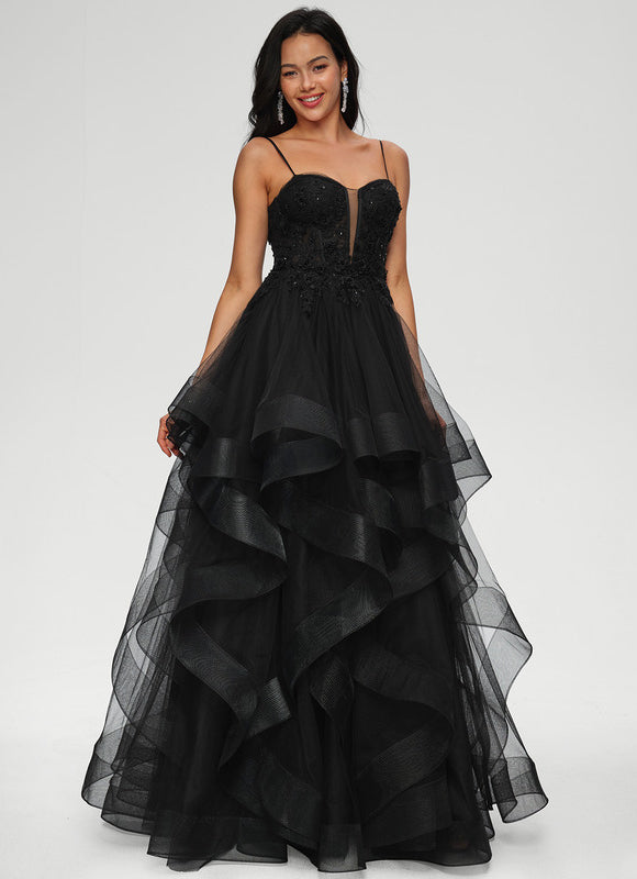 Robe De Princesse Tulle Volants - gallery 1