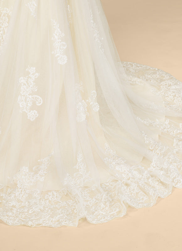 Robe De Princesse Élégance Florale - gallery 8