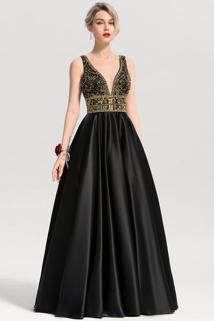 Robe De Princesse Satin Verte