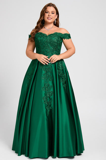 Robe De Princesse Émeraude Ornée - gallery 7