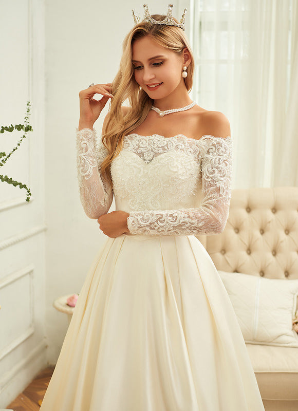 Robe De Princesse De Rêve Satinée - gallery 4