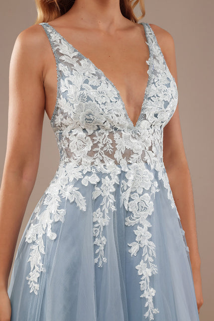 Robe De Princesse En Tulle Brodé - gallery 3