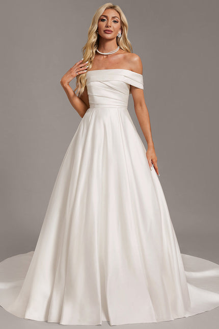 Robe De Princesse Satinée Élégante