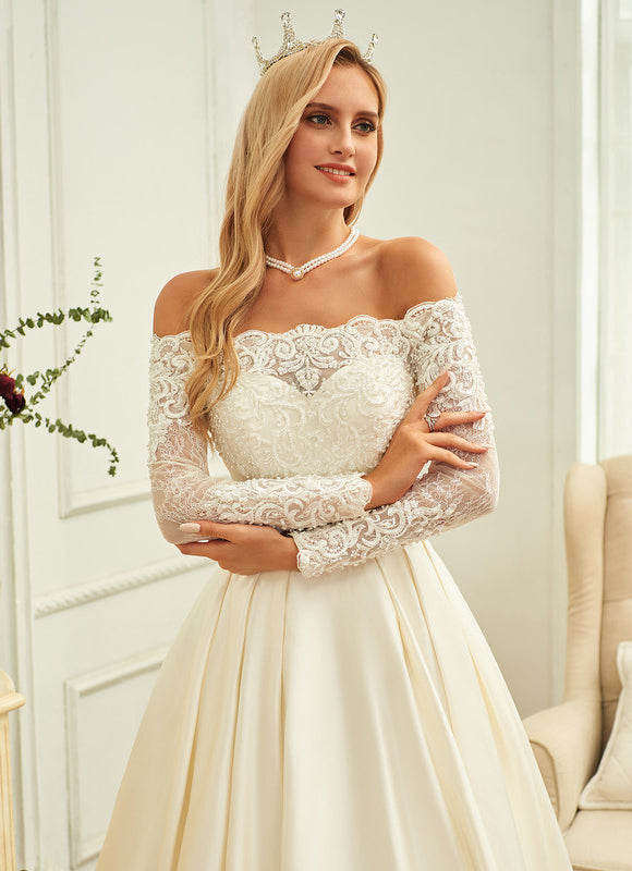 Robe De Princesse De Rêve Satinée - gallery 3
