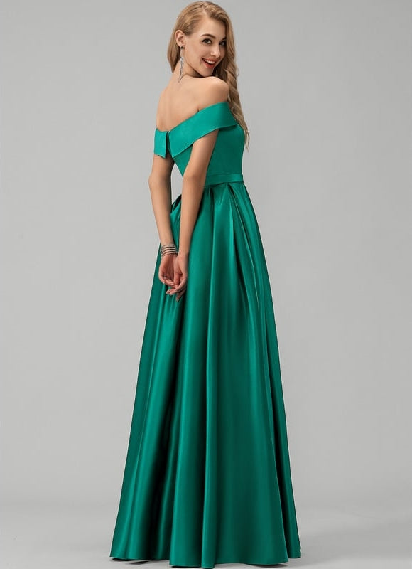Robe De Princesse Émeraude Sombre - gallery 2
