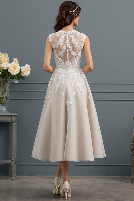 Robe De Princesse De Mariée Vintage Tulle - gallery 1